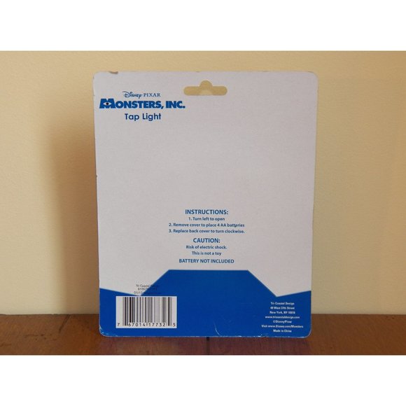 Monsters Inc Mike Wazowski Tap Light Night Fixture University **NEW SEALED** - Picture 2 of 7